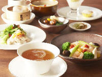 【贅沢ランチ】コラーゲンたっぷり！ふかひれスープに海鮮・肉料理、アフタードリンクも付いた充実なランチ！（平日）