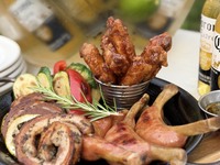  【初夏この心地よいテラスにおすすめ】BBQシーズナルコース 2H飲み放題付き　
