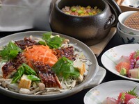 鰻の柳川鍋コース　全7品