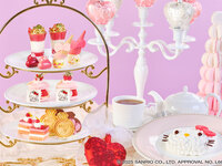 【ハローキティショートケーキセット】ハローキティ プリンセスアフタヌーンティー（土日祝）