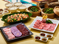 【手ぶらでBBQランチ/飲み放題付き】特選牛タン含むミートプレートなど＋ソフトドリンクフリー（6～7月・土日祝限定）