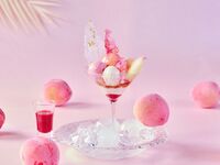 【大人のご褒美パフェ】 ぷるんとじゅわっとジューシー桃パフェが付いたお得な4品ランチ！