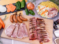 [3 hours of all-you-can-drink soft drinks included! Student BBQ set (equipment rental included)]