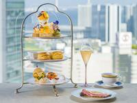Sky Lounge "Bay View" Afternoon Tea Set - Peach & Mango