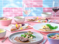 【7月～8月】<土日祝7,900円 メインは牛フィレ>盛夏の足音～桃の香りに包まれるスイーツビュッフェ～