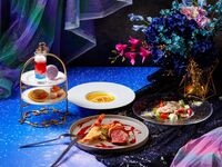 【ご褒美ランチ★TWGを含む2時間カフェフリー】サマーギャラクシーミニアフタヌーンティー付き選べる前菜、メイン プリフィックスコース《ご予約制》