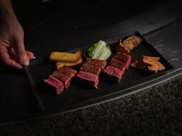 [Limited time offer] Kobe beef course  with glass champagne