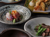 [Private room guaranteed for Dnner] "Rin Kaiseki" course where you can enjoy seasonal ingredients to your heart's content + one drink included