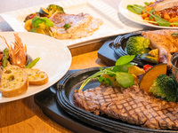 あじさいランチハーフビュッフェ付