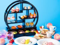 7/1~8/31 [Summer x Afternoon Tea] Peach and strawberry summer afternoon tea + Favorite bear + Tea flow