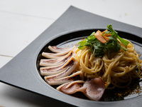[Web special offer: 1 drink included] Squid and mullet roe aglio e olio lunch set