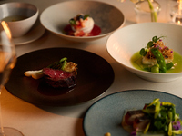 [CADRAN Course] An early summer gourmet experience to be enjoyed with all five senses. CADRAN's Signature Course, featuring 6 dishes made with an abundance of seasonal ingredients that can only be enjoyed during this season.