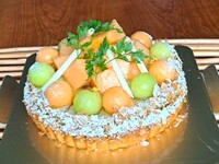 季節のタルト-７月-18cm