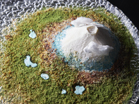 記念日富士山ケーキ