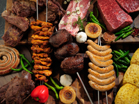 【prepayment】 ~Lunch~ Enjoy churrasco and plate art at the salad bar(for elementary school students)