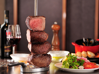【prepayment】 ~Dinner~ Enjoy churrasco and plate art at the salad bar (Senior)