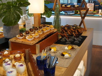 ランチにプラス650円でスイーツビュッフェ