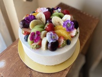 Fruit flower decoration 18cm (6-8 persons)