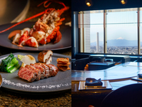 ◆Private room guaranteed◆ Dinner course with a choice of lobster or abalone - includes a glass of champagne