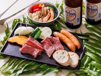 テラスでバーベキュー＆ディナーブッフェ食べ放題【中学生以上のご予約】