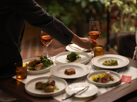 【ソムリエ厳選ペアリング３杯付】 Chef’s Dinner Course（夏季限定）全7品