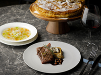 「ランチ 4品コース：ツール・ド・フランス」選べる前菜＆メイン・デザート 