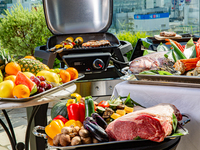 【이즈산지 직송! 프리미엄 BBQ 뷔페 플랜】3시간＋프리 플로우【메인 플로어 전세】