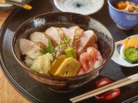 Grilled blackthroat seaperch rice bowl (lunch) 2,750 yen