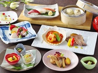 【阿寒】帆立貝と豚肉・生寿司三貫コース