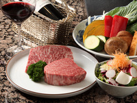Lunch set (Kobe beef fillet 100g)