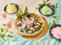 【テラス限定】選べるかき氷＆ひんやり和スイーツ★サマーバンブースイーツプレート
