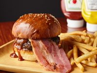 【Kobe beef】BBQ Bacon Burger