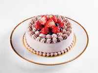 【テイクアウト】ショコラクリームホールケーキ5号(15㎝)