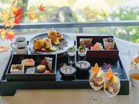 [September to November] Autumn Kyoto Afternoon Tea Set "Chestnuts and Autumn Leaves Viewing" + Shrine Garden Ticket