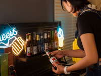 Asian beer & alcohol all-you-can-drink plan! 🍻✨