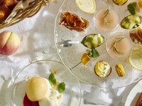 [July 10th - September 15th] Afternoon Tea "Pêche et Citron" / Peach and Lemon Afternoon Tea + [Peach Tea Carafe Included]