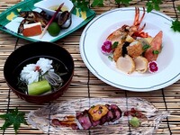 和食個室【夜景×仙台牛や伊勢海老　京の夏の風物詩 鱧 若鮎を織り込んだ贅沢会席】　都