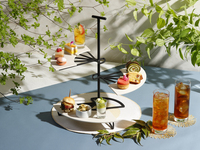 Summer Afternoon Tea with Aperitif Cocktail -Special Mango Sparkling Cocktail-