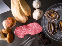 ◇幸福的午餐時光◇蝦夷鮑魚和北海道黑毛牛肉的午餐套餐