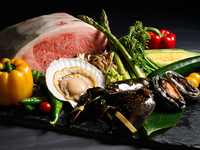 ◇素材を愉しむ贅沢な時間◇ 選べるメインの石狩ディナーセット＜ランチ利用可＞