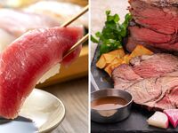 【8/9～8/11限定】握り寿司＆ローストビーフ 食べ放題ディナー　※小学生