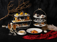 【和牛ランチ】乾杯洋ナシ酒×10種前菜××ハロウィンアフタヌーンティー～スプーキーゴーストハウス～