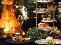【窓側確約】8月16日（土）限定！シャンパン、山崎、白州含むフリードリンク付 MOONLight High Tea