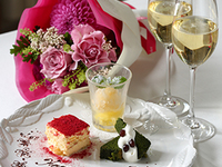 【 Dinner　Anniversary Plan】degustation menu & decoreted dessert with your messege