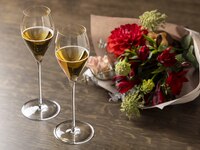 【アニバーサリープラン】Dinner Course ＋ウェルカムドリンク＋花束