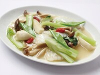 オンライン予約限定【休日お勧めランチ】　花切りイカの岩塩炒め　2月