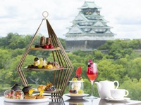 [Online reservation only 13% OFF] Parfait included Art collaboration afternoon tea Sweet potato, chestnut and nankin sweets