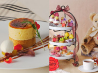 平日【蜜芋とチーズのブリュレタルト付き】ハーマンテディの芋＆シャインマスカットのアフタヌーンティー（2時間カフェフリー）