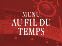 [Dinner] MENU AU FIL DU TEMPS