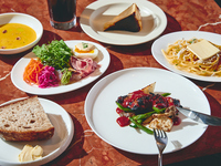 【土日祝限定/LUNCH THE ROOF COURSE】選べるメインとパスタのランチコース